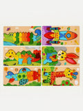 Puzzle din Lemn| Joc Educațional de Potrivire