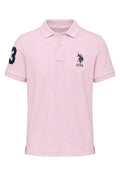 Tricou casual U.S. Polo Assn. roz pudrat