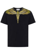 Tricou baieti Marcelo Burlon cu detalii galbene