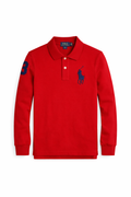 Bluza Polo Ralph Lauren copii, Roșu aprins