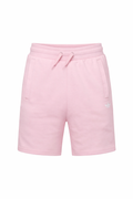 Pantaloni scurti sport Adidas - roz pudrat cu logo lateral