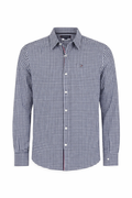 Cămașă casual în carouri copii Tommy Hilfiger, Albastru/Alb