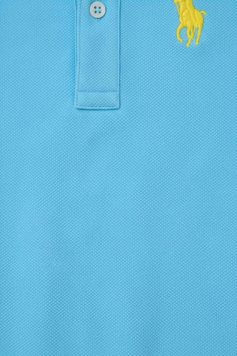 Salopeta copii Polo Ralph Lauren cu detalii brodate - bleu