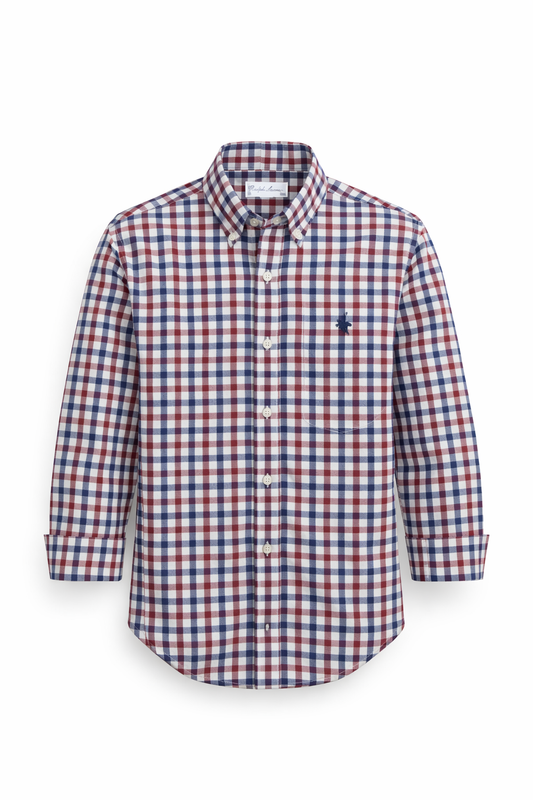 Camasa casual Polo Ralph Lauren in carouri - albastru/alb/rosu