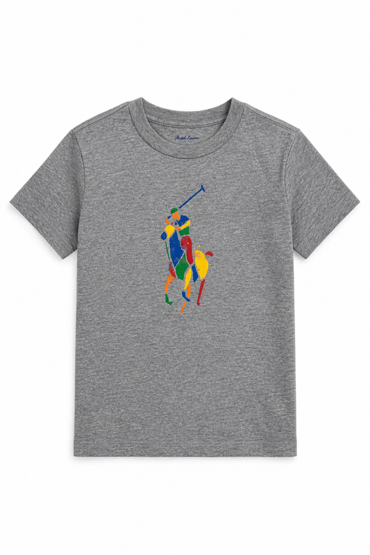 Tricou Polo Ralph Lauren cu logo central multicolor