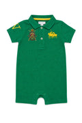 Salopeta copii Polo Ralph Lauren cu detalii brodate - verde
