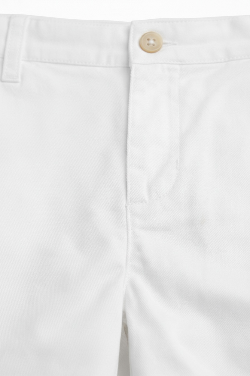 Pantaloni scurti Polo Ralph Lauren albi - logo brodat