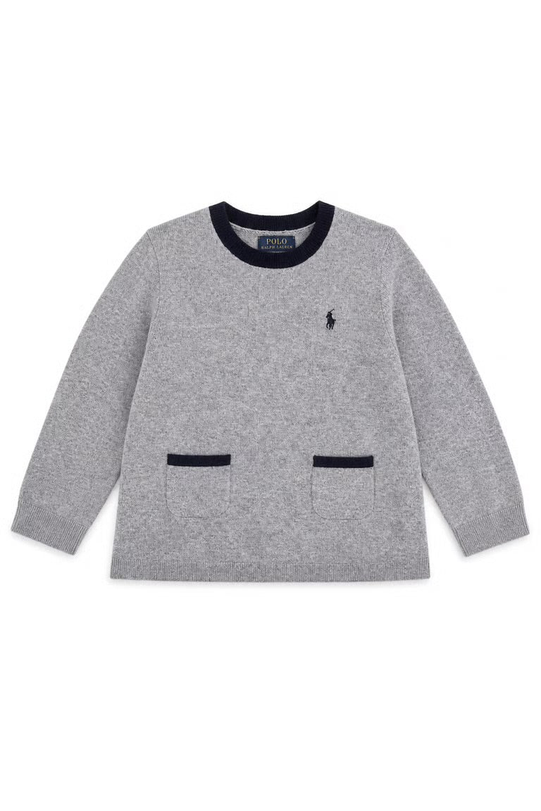Bluza casual Polo Ralph Lauren cu buzunare si insert in dungi la spate
