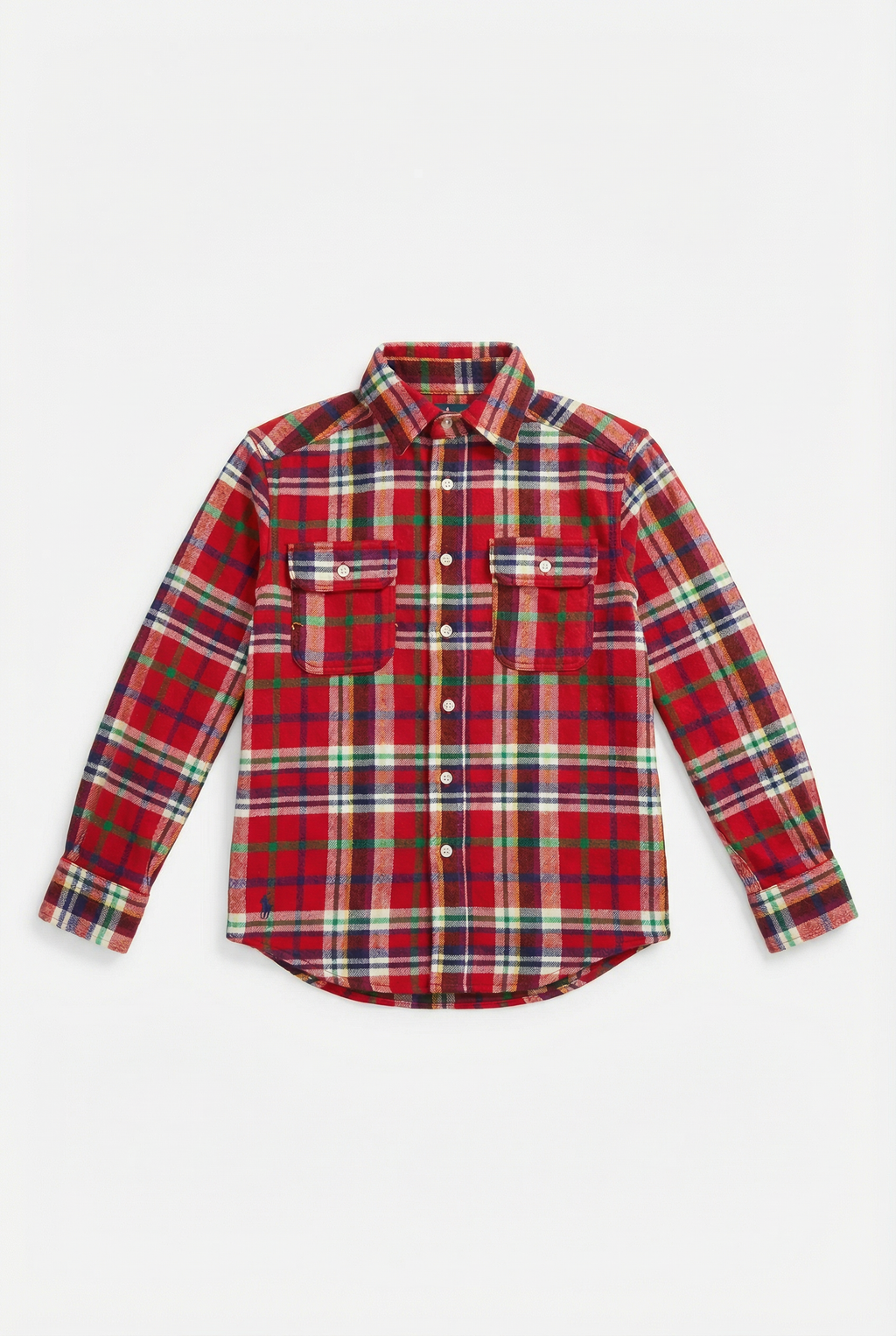 Cămașă în Carouri Polo Ralph Lauren, Roșu/Negru – Stil Flannel Clasic