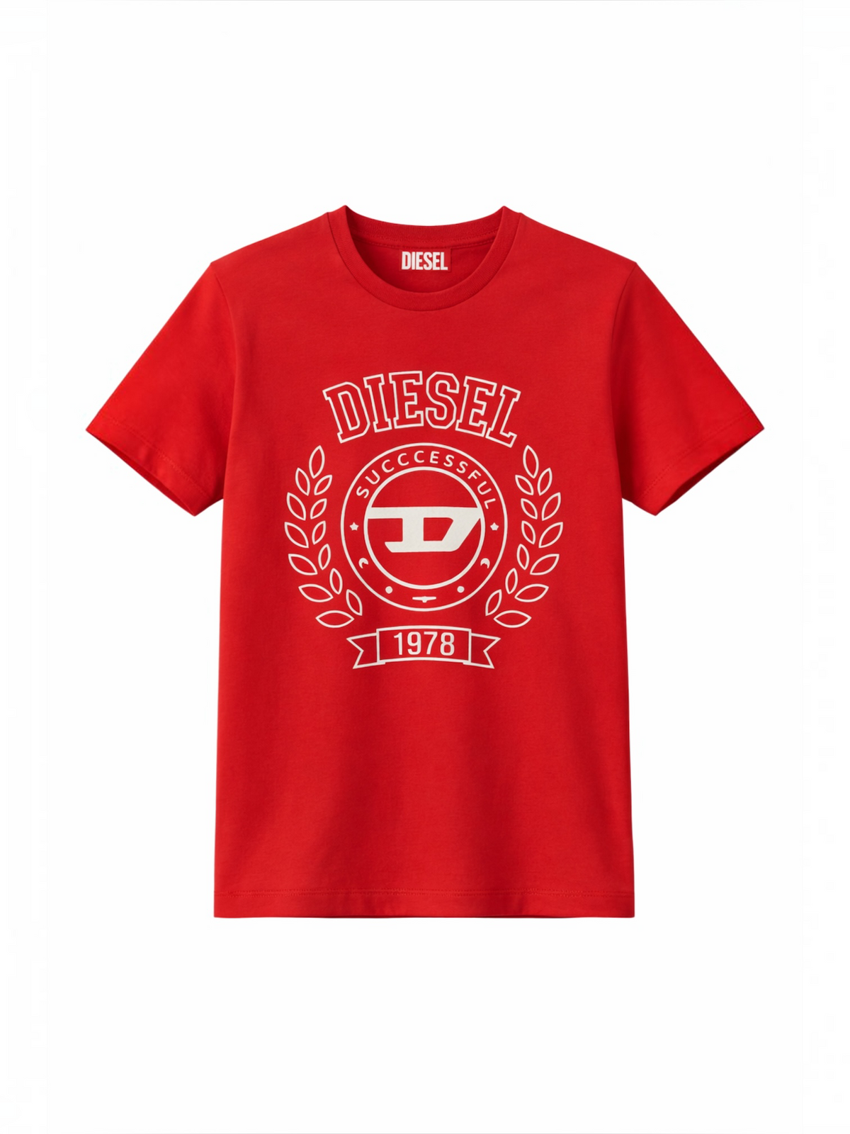 Tricou Diesel Roșu – Logo Iconic 1978 Successful Living
