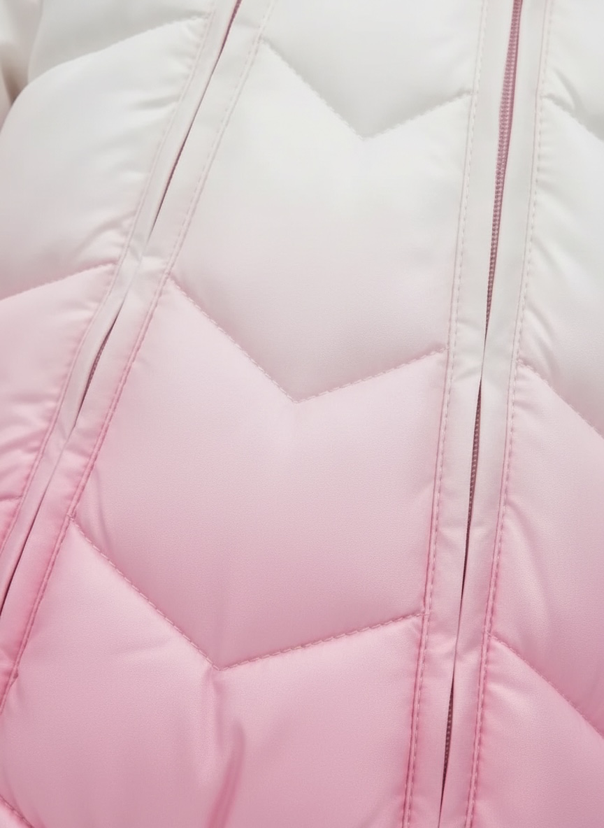 Combinezon DKNY in degrade roz cu detalii albe