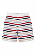 Pantaloni scurti Stella McCartney Kids cu dungi multicolor