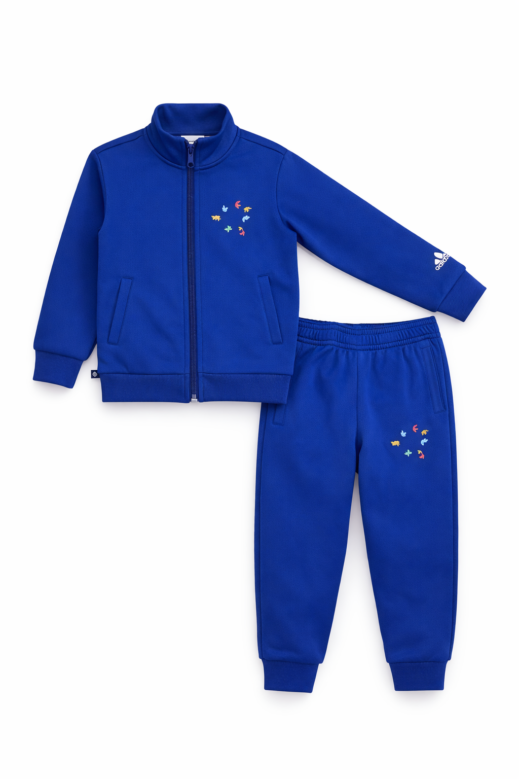 Trening Adidas Originals copii Albastru cu imprimeu minimalist