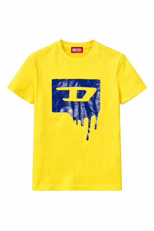 Tricou Diesel galben baieti