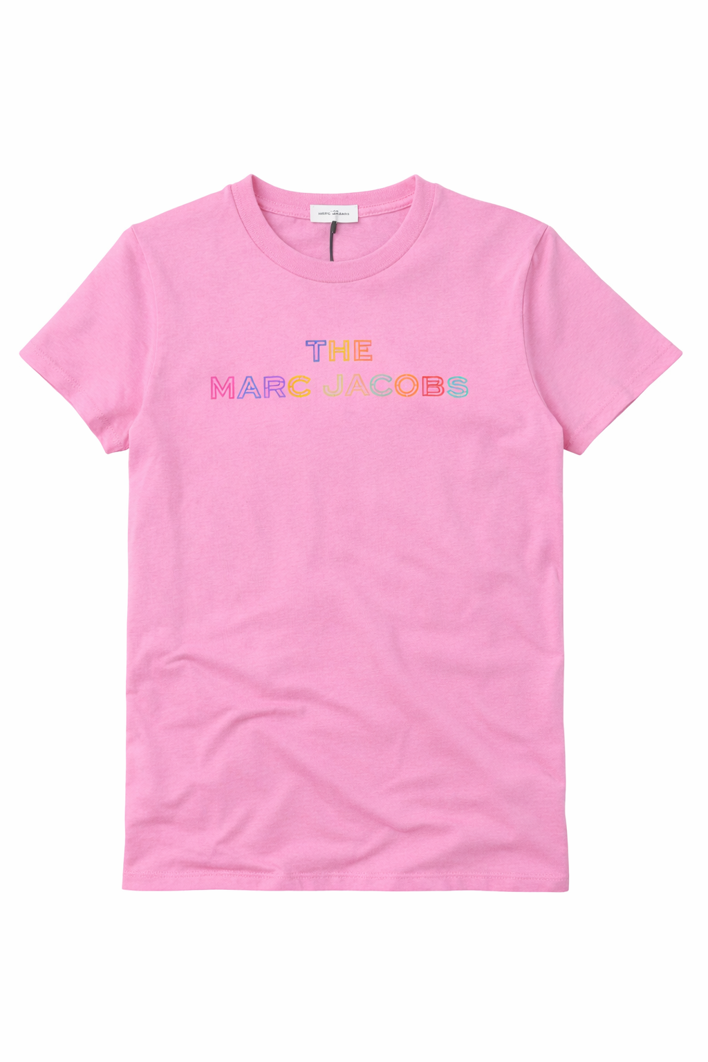 Tricou Marc Jacobs fete, bumbac fin, Roz intens