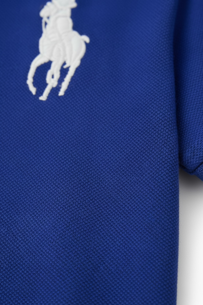 Tricou Polo Ralph Lauren copii, bumbac piqué, Albastru Royal