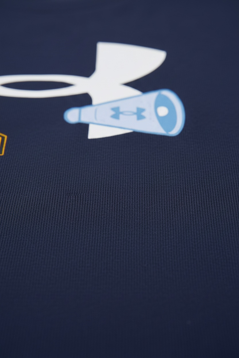 Tricou fete Under Armour cropped bleumarin